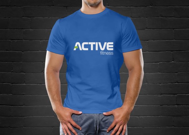 Active Fitness logo firmowe Agencja brandingowa Moweli Creative