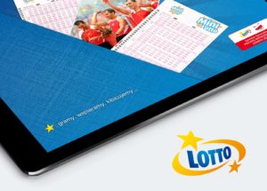 Totalizator Sportowy Lotto materialy promocyjne Agencja brandingowa Moweli Creative Dąbrowa Gornicza, Warszawa, Kraków