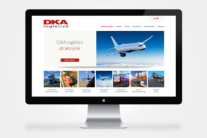 firmowa strona internetowa DKA Logistics