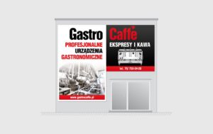 Gastrocaffe reklamy zewnetrzne Agencja brandingowa Moweli Creative