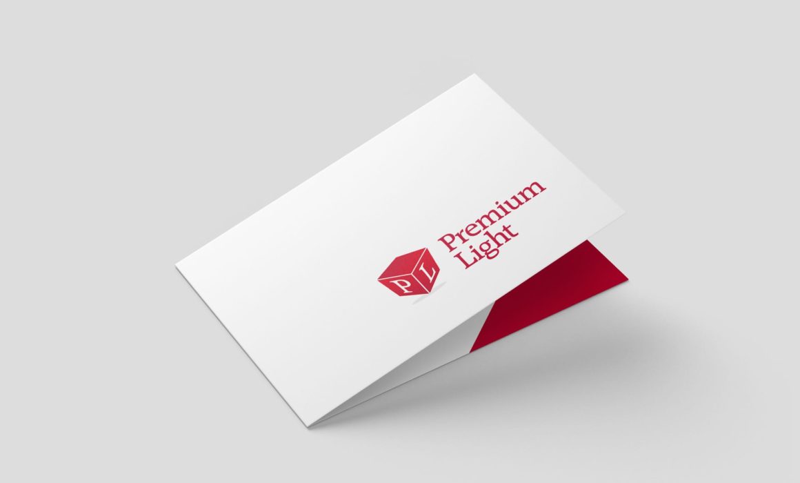 Projektowanie logo dla firmy Premium Light Agencja brandingowa Moweli Creative