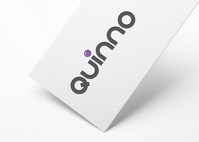 Quinno logo produktowe marki pakietów oprogramowania oraz platformy internetowej