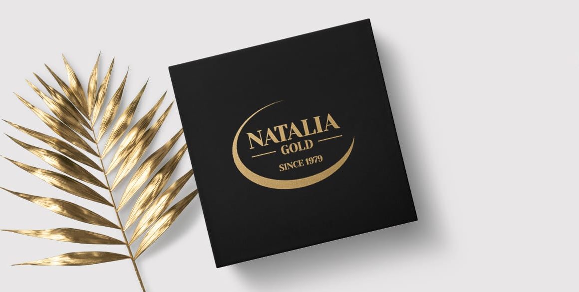 Rebranding, projektowanie logo dla firmy Natalia Gold, Agencja brandingowa Moweli Creative, Dąbrowa Górnicza, Sosnowiec, Katowice, Warszawa, Wrocław, Kraków, Gdańsk