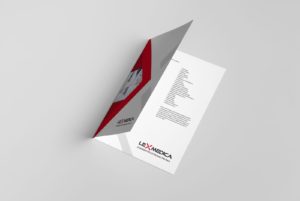 Lex Medica identyfikacja wizualna ulotki informacyjne papiery firmowe akcydensy projektowanie logo firmy nowoczesne responsywne strony internetowe Agencja brandingowa Moweli Creative