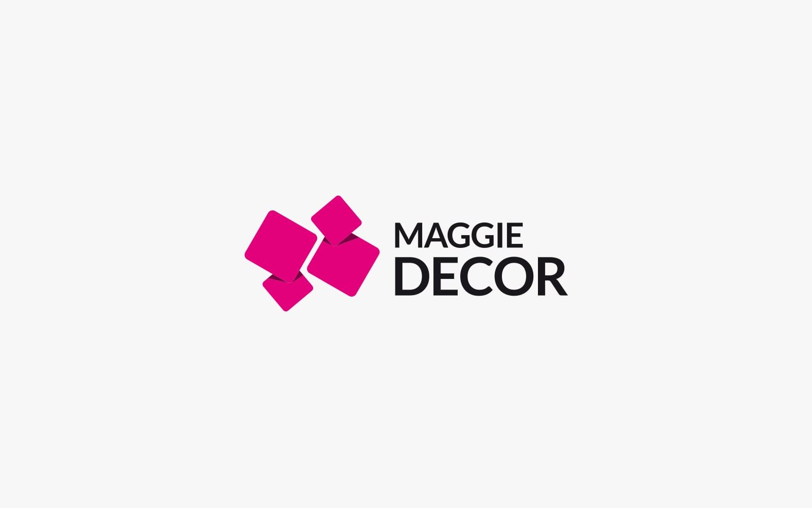 Maggie Decor projektowanie logo firmowych ksiegi znaku Agencja brandingowa Moweli Creative Dąbrowa Górnicza Kraków Warszawa