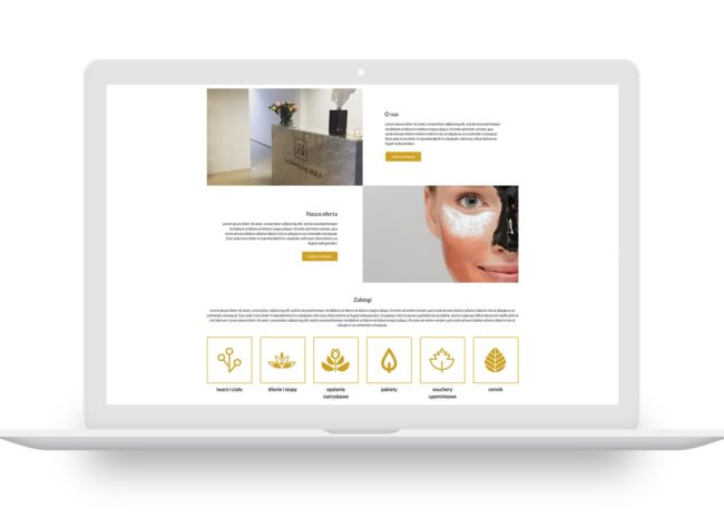 La Derma Salon urody Jaworzno projektowanie stron internetowych tworzenie nowoczesnych i responsywnych stron www Dąbrowa Górnicza, Sosnowiec, Katowice, Warszawa, Kraków, Gdańsk, Wrocław, Agencja brandingowa Moweli Creative