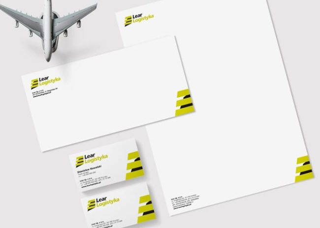 Projektowanie identyfikacji wizualnej dla firmy Lear Logistyka tworzenie logo strona internetowa Agencja brandingowa reklamowa Moweli Creative Dąbrowa Górnicza Katowice Kraków Wrocław Warszawa